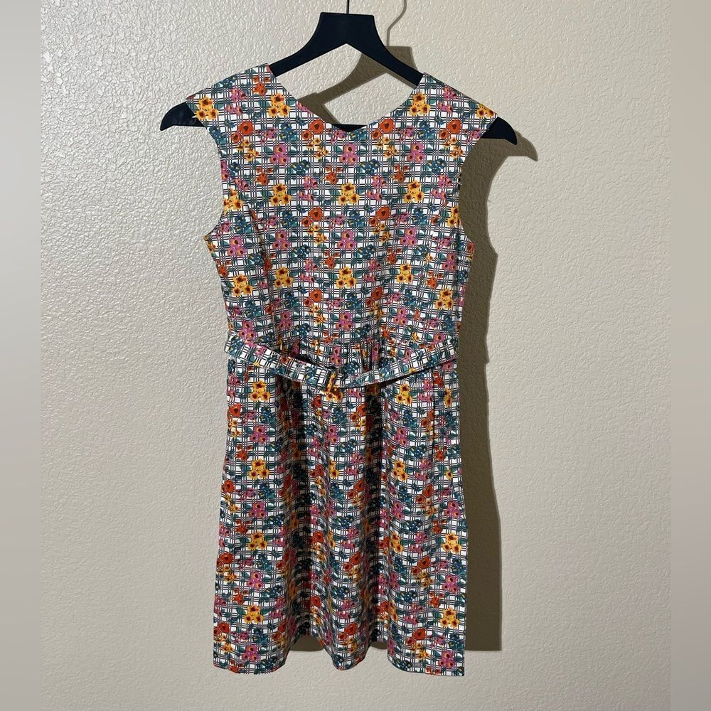 Floral Kids Dress with Belt